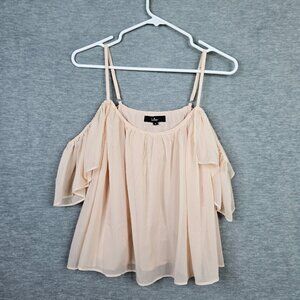 Lulus Women's Blush Pink Off the Shoulder Top Size S